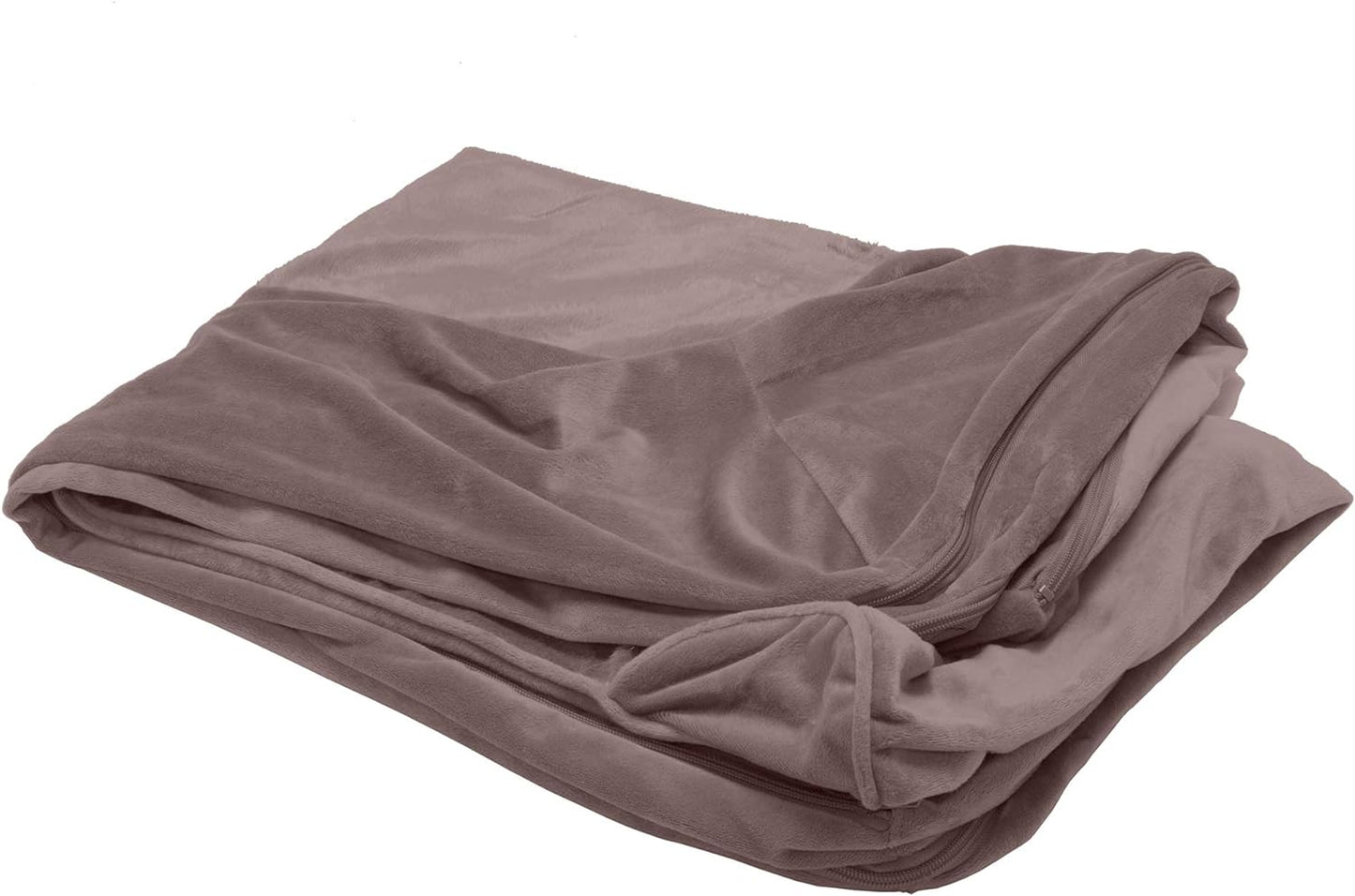 Memory Foam Dog Bed for Large Dogs W/ Removable Washable Cover, for Dogs up to 95 Lbs - Berber & Suede Blanket Top Mattress - Espresso, Jumbo/Xl
