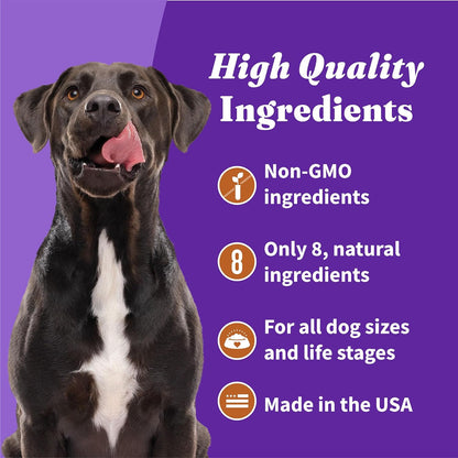 Holistic Vegan Dog Treats, Plant-Based Dog Treat with Peanuts & Pumpkins, Vegan Treat Pouch, 8 Oz Bag