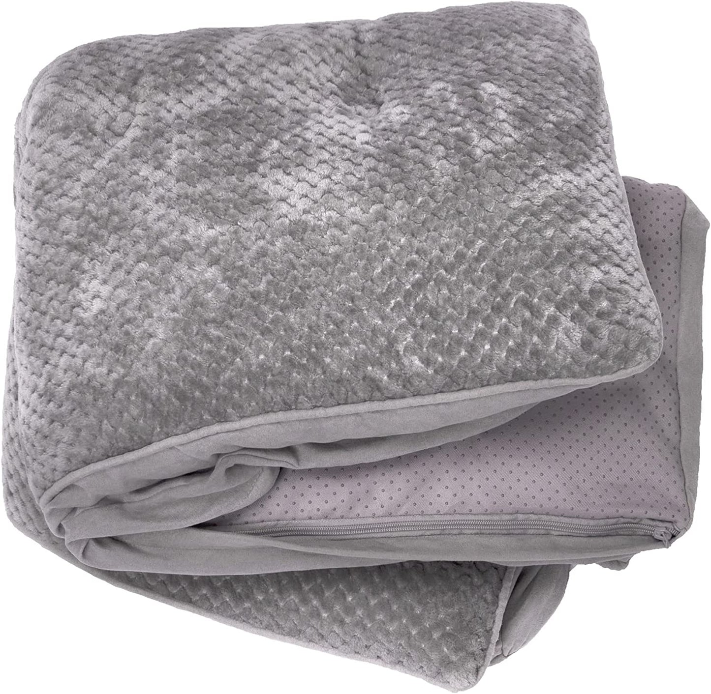 Memory Foam Dog Bed for Large Dogs W/ Removable Washable Cover, for Dogs up to 95 Lbs - Berber & Suede Blanket Top Mattress - Espresso, Jumbo/Xl