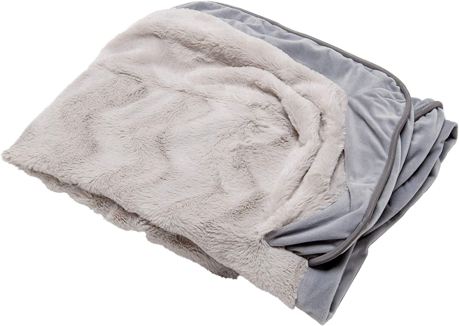 Memory Foam Dog Bed for Large Dogs W/ Removable Washable Cover, for Dogs up to 95 Lbs - Berber & Suede Blanket Top Mattress - Espresso, Jumbo/Xl